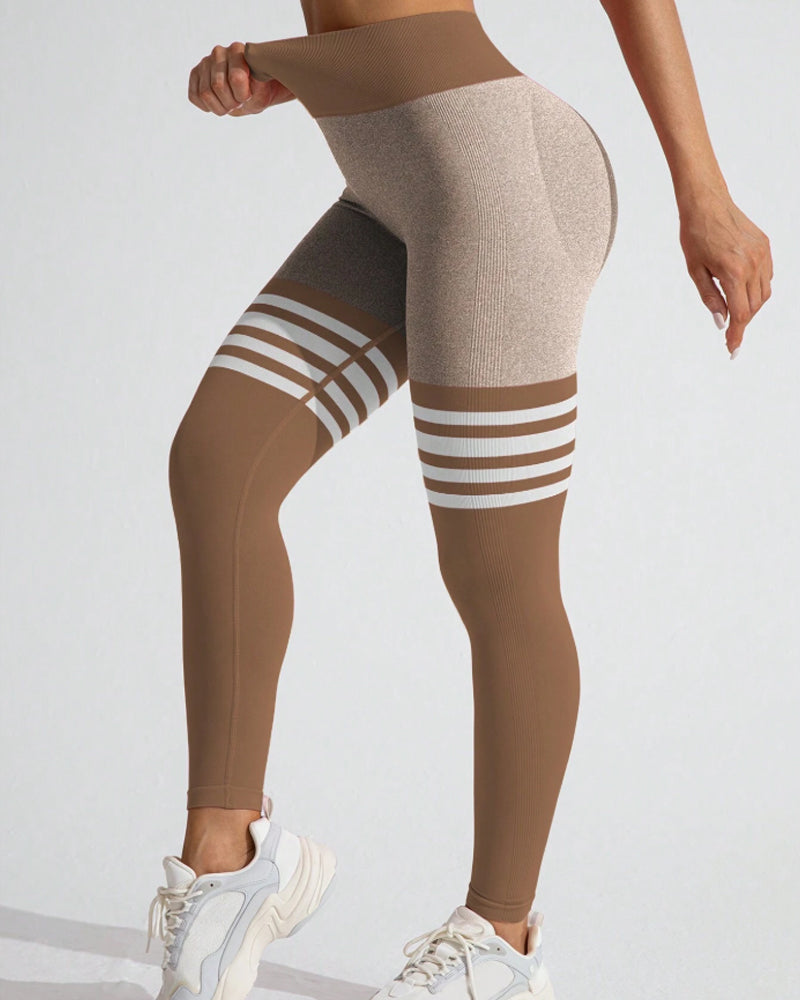 Stripe & Sculpt Leggings - Marzonas