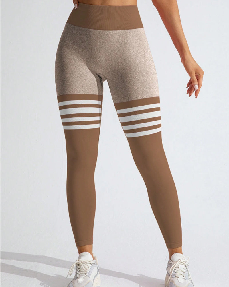 Stripe & Sculpt Leggings - Marzonas