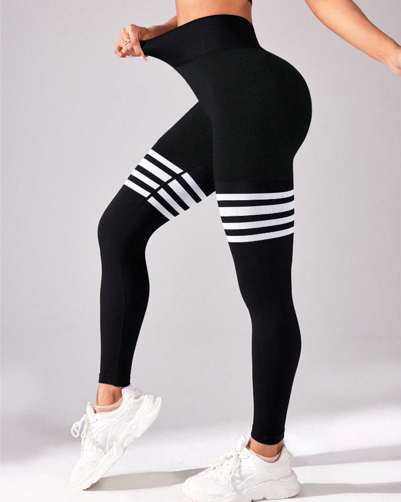 Stripe & Sculpt Leggings - Marzonas