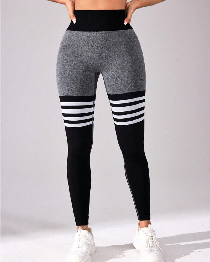 Stripe & Sculpt Leggings - Marzonas