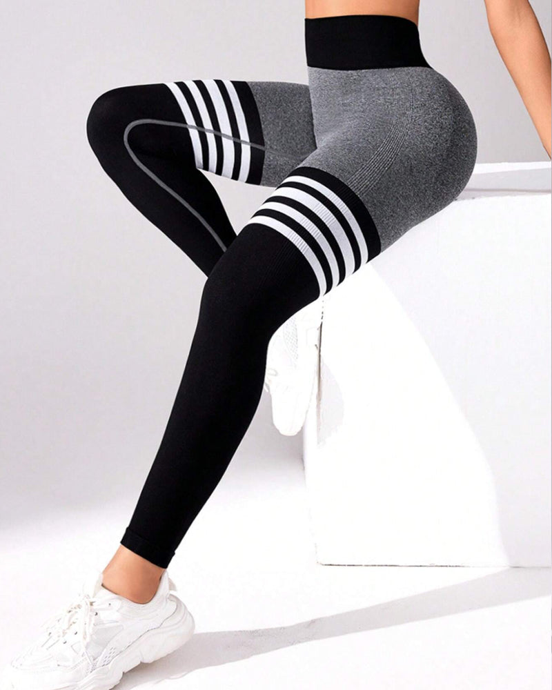 Stripe & Sculpt Leggings - Marzonas